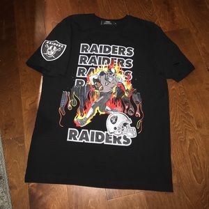 Luxury Embroider patch Pro Standard Las Vegas Raiders tshirt Med